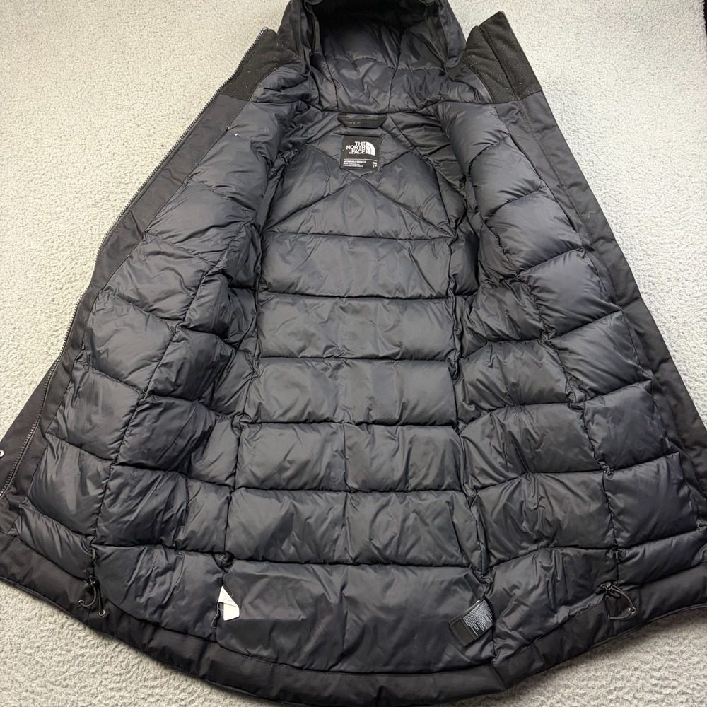 The North Face Womens Far Nothern Waterproof Goose Down Parka Jacket XS Black - Picture 5 of 12